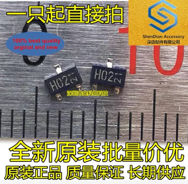 30Pcs 100% Orignalใหม่DTC323TK SOT-23ซิลค์สกรีน: h02 SMDทรานซิสเตอร์NPN 15V 600mAดิจิตอลหลอดสต็อก