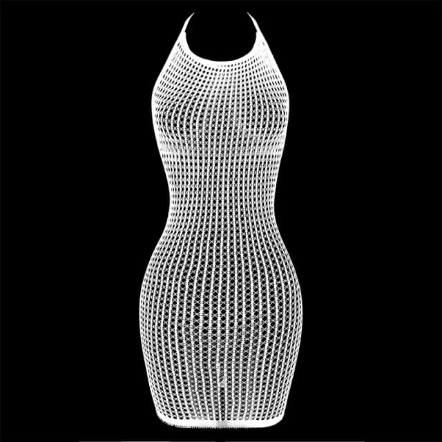 1PC ผู้หญิงเซ็กซี่ Fishnet COVER UP ไม่มีบิกินี่ Hollow OUT ดูผ่านชุด Bodycon Beachwear ฤดูร้อนผู้หญิงชุดว่ายน้ํา DS140