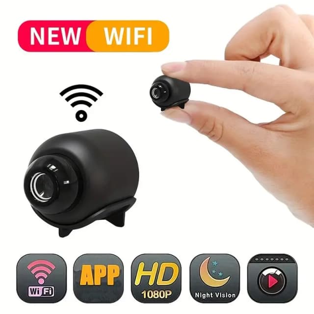 ใหม่ X5Mini Night Vision 1080P กล้องเฝ้าระวังไร้สายน้ำหนักเบาชัดเจนแบบพกพาการตรวจจับการเคลื่อนไหวคุณภาพระดับพรีเมียม