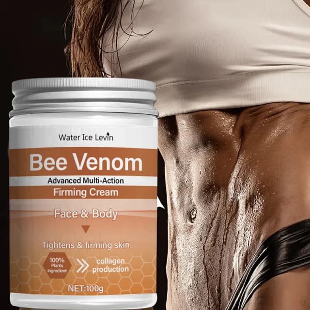 Bee Venom Firming Abdominal Cream - ผลิตจากพืช ให้ความชุ่มชื้น และให้ความชุ่มชื้น ประกอบด้วยกรดไฮยาลูโรนิก เหมาะสําหรับทุกสภาพผิว อ่อนโยนต่อผิวบอบบาง ดูแลผิวขมิ้น