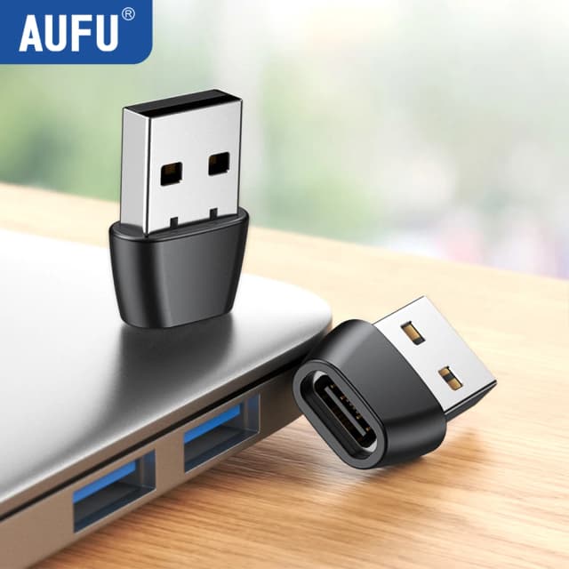 1/3/5pcs USB ประเภท C OTG อะแดปเตอร์ USB C ชาย USB Type-C หญิง Converter สําหรับ MacBook Xiaomi Samsung s21 USBC OTG CONNECTOR