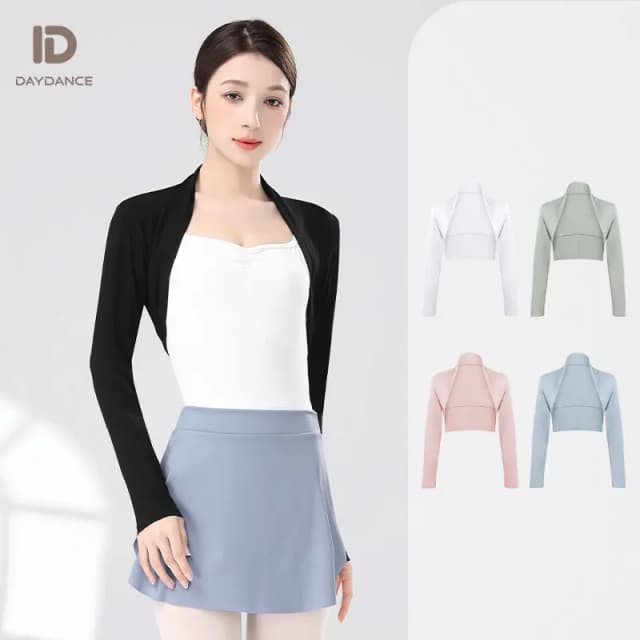 ผู้หญิงเสื้อบัลเล่ต์บัลเล่ต์เสื้อแจ็คเก็ตเต้นรําCardigans Modalแขนยาวเต้นรําผู้หญิงเต้นรําเสื้อShrugสําหรับเต้นรํา,Leotard