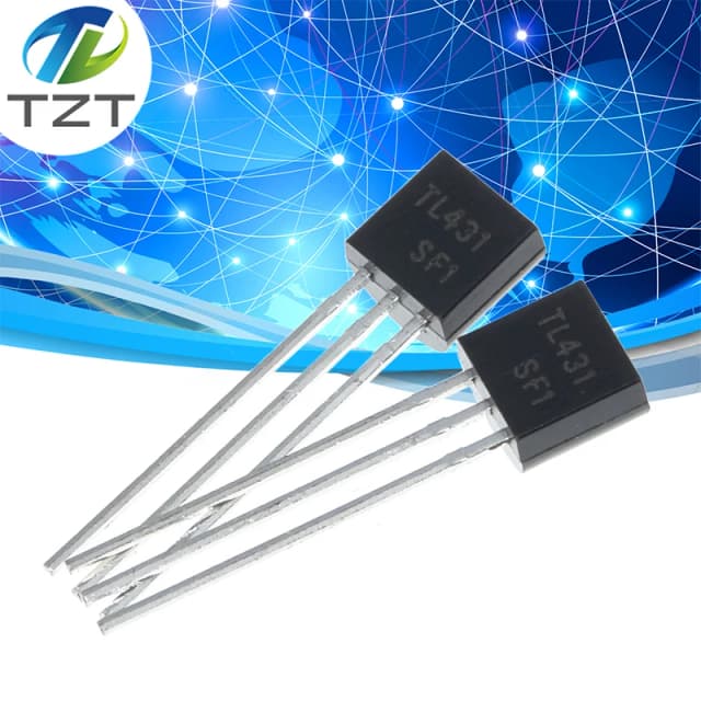 50pcs TL431A TL431 แรงดันไฟฟ้าอ้างอิง 2.5-36V Prog ปรับ