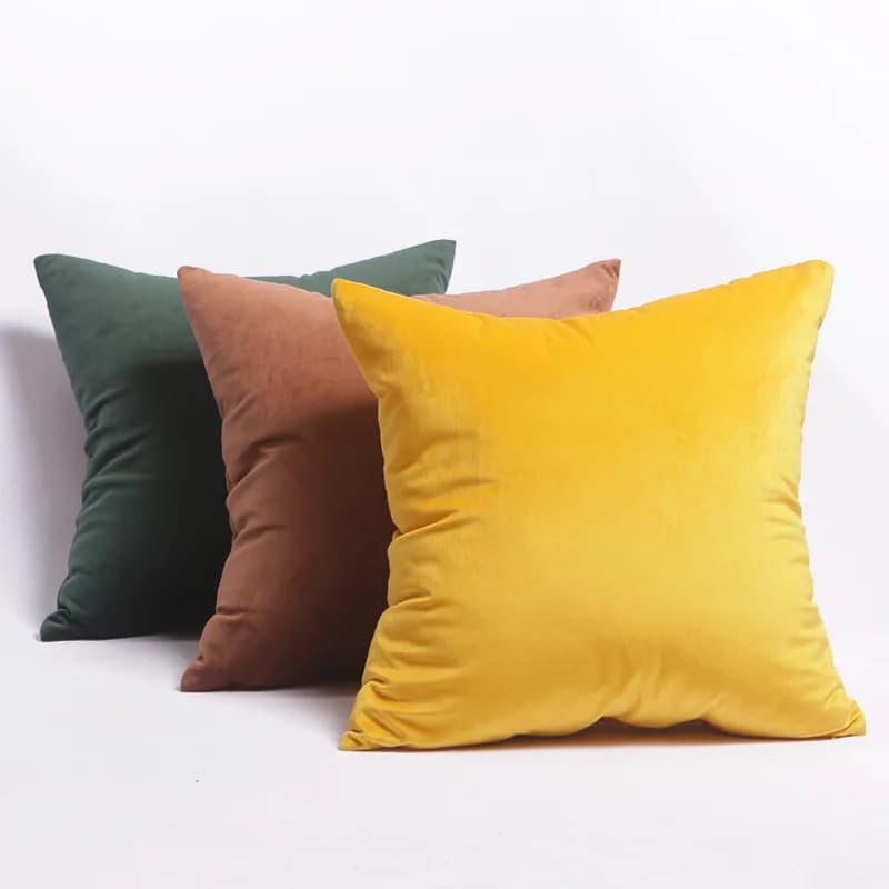 กํามะหยี่เบาะครอบคลุมปลอกหมอนลายสก๊อต 30x50 ซม.40x40 ซม.45x45 50x50 ซม.Nordic Home Decor หมอนสําหรับโซฟาเบาะ