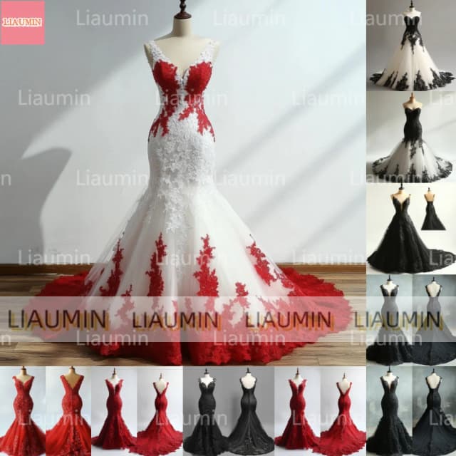 สไตล์โมเดิร์นขอบลูกไม้Applique Strapless Ball Gown Mermaid Lace-Upชุดราตรียาวอย่างเป็นทางการโอกาสที่กําหนดเองW19-15