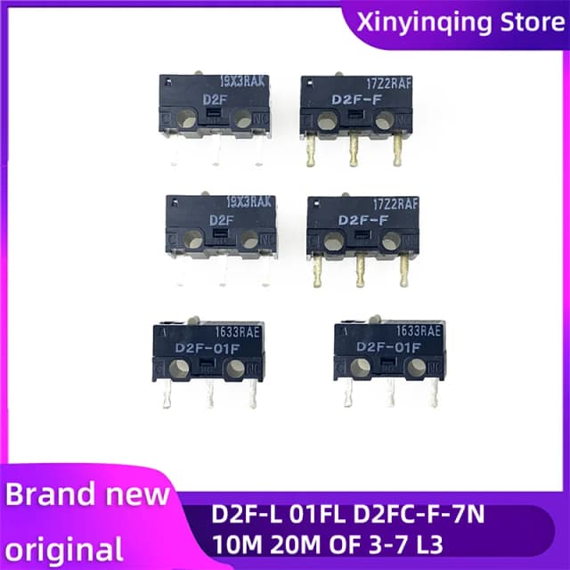 Travel/เมาส์ micro switch D2F-FL/L2/L3/01FL/L-D3/01F-T/5L 3A 1.47/0.74N 30VDC 125AC สําหรับ Omron micro switch
