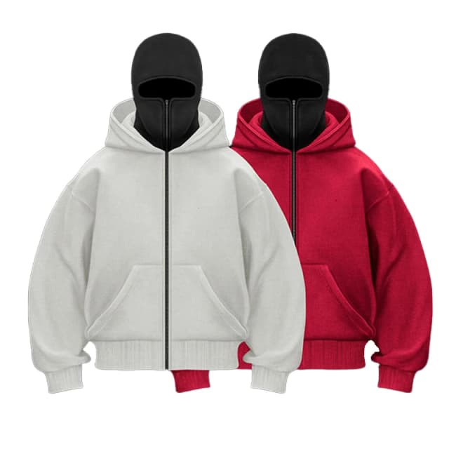 เสื้อสเวตเตอร์มีฮู้ดแบบมีซิปดีไซน์เรียบง่ายสำหรับผู้ชายผู้หญิงฤดูใบไม้ร่วงฤดูหนาว Ins สไตล์คู่จับคู่