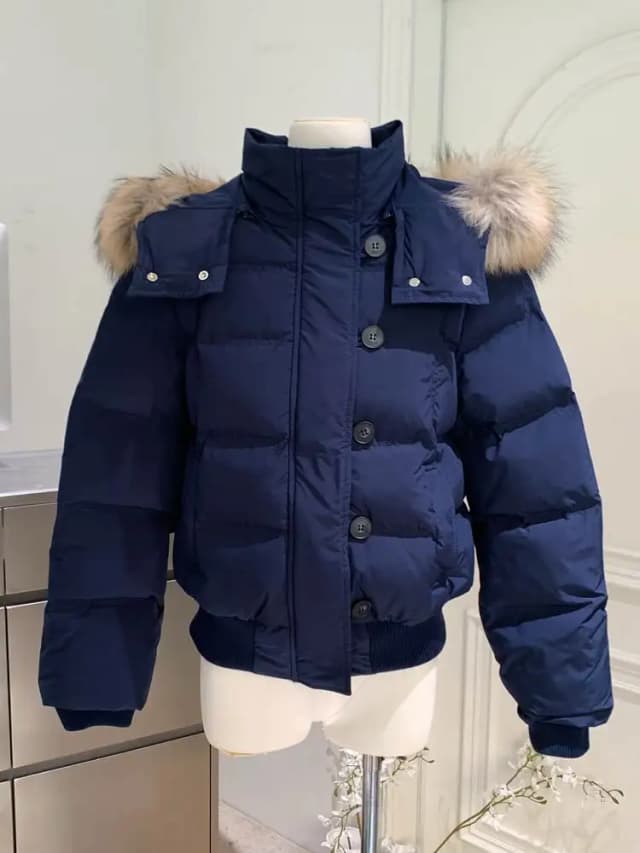 ฤดูใบไม้ร่วงฤดูหนาวขนสัตว์Hooded Jacketผู้หญิงOuterwearหนาDownผ้าฝ้ายเบาะSlimสั้นParkasหญิงCropped Puffer Bubble Coat