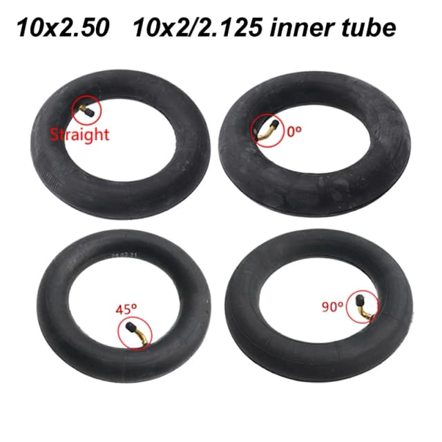 10 นิ้ว 10x2/2.125 10x2.50 หลอดด้านในสําหรับ 10x2 255x80 10x3.0 80/65-6 ยางไฟฟ้าสกู๊ตเตอร์จักรยานยาง