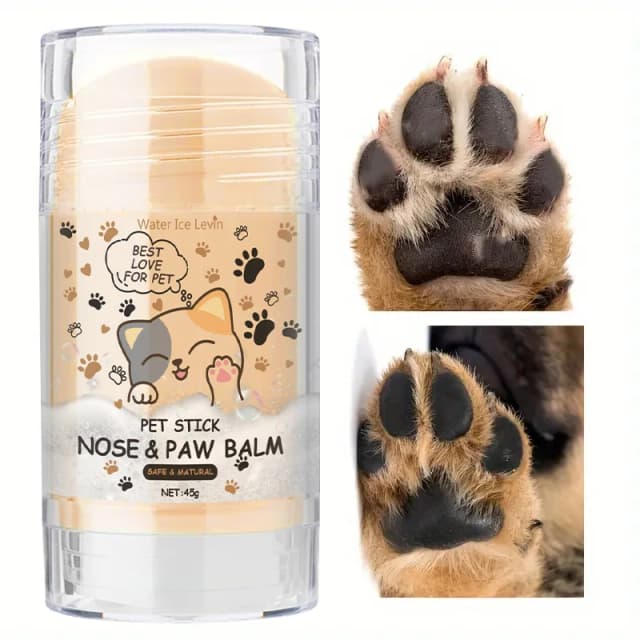 45g สุนัขจมูกและ Paw Balm สุนัข Paw ครีมแมวสุนัข Paw Protector ครีมสัตว์เลี้ยงฟุต Moisturizer สัตว์เลี้ยง Crack ฟุตซ่อมสัตว์เลี้ยงอุปกรณ์เสริม