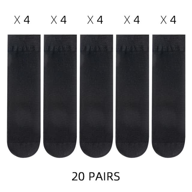 5-20 คู่ฤดูร้อนโปร่งใสคริสตัลผ้าไหมถุงเท้าสุภาพสตรี Ultra Thin ถุงเท้าข้อเท้าไนลอนถุงเท้าสั้นชุด Anti-Hook