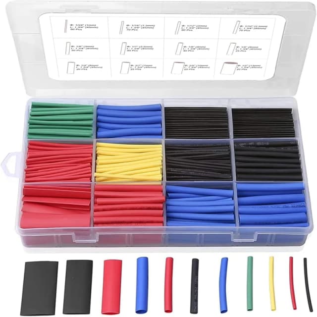 580/560 ชิ้นชุดท่อหดความร้อนวัสดุ EVA 6 สี 11 ขนาด - เหมาะสําหรับการซ่อมแซมฉนวนไฟฟ้าและสายไฟ