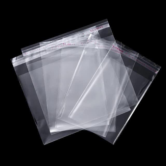 100 ชิ้น/ล็อตโปร่งใส Self Adhesive Seal กระเป๋า OPP พลาสติก Cellophane กระเป๋าของขวัญกระเป๋าและกระเป๋าเครื่องประดับบรรจุภัณฑ์ถุง