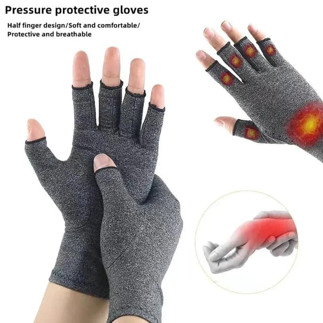 การบีบอัดถุงมือข้ออักเสบ Cotton Joint Pain Relief สายรัดข้อมือมือรั้งผู้หญิงผู้ชาย Therapy สายรัดข้อมือถุงมือการบีบอัด