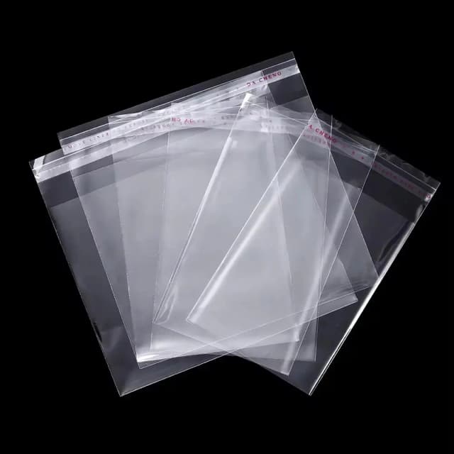 100 ชิ้น/ล็อตโปร่งใส Self Adhesive Seal กระเป๋า OPP พลาสติก Cellophane กระเป๋าของขวัญกระเป๋าและกระเป๋าเครื่องประดับบรรจุภัณฑ์ถุง
