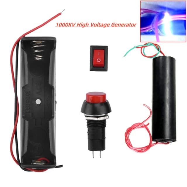 DC3.7-6V 1000KV Boost Power Supply โมดูลเครื่องกําเนิดไฟฟ้าแรงสูง 1000KV Boost แหล่งจ่ายไฟแรงดันไฟฟ้าเครื่องกําเนิดไฟฟ้า