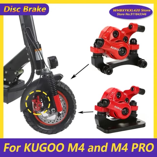 สกู๊ตเตอร์ไฟฟ้าฐาน 140 มม.ดิสก์เบรกอะไหล่สําหรับ KUGOO M4 และ PRO สเก็ตบอร์ดขวา