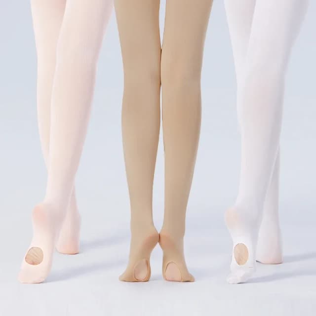 Professional บัลเล่ต์การแสดงสําหรับหญิงสาวนุ่ม Dance Tights 60D Dance Pantyhose ถุงน่องไม่มีรอยต่อพร้อมรู