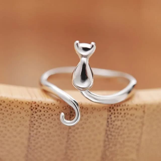 925 เงินสเตอร์ลิงแหวนแมวสําหรับสุภาพสตรี Luxury Designer เครื่องประดับหญิงเสนอเครื่องประดับ