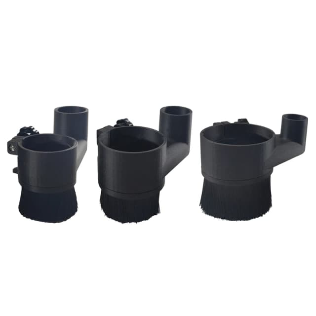 เครื่องดูดฝุ่นแปรง52Mm/65Mm/80Mm ฝาครอบเครื่องเก็บฝุ่นสำหรับเราเตอร์ CNC 775 300W 500W 55KF แกนหมุน