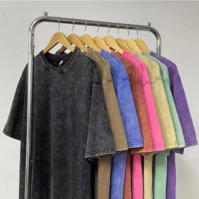 2025 Streetwear ล้าง Vintage เสื้อยืด Hip Hop Retro Punk T เสื้อผู้หญิงเสื้อผ้าฝ้าย Neutral แขนสั้น Acid Wash TShirts