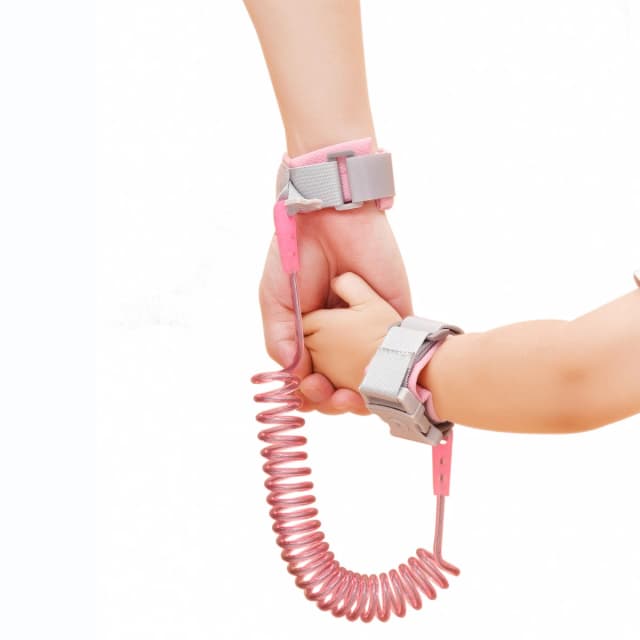 พร้อมล็อคกุญแจ 2M Anti Go fumble สร้อยข้อมือเด็กสร้อยข้อมือเชือกนิรภัยสร้อยข้อมือเด็ก Anti Los สร้อยข้อมือกลางแจ้งเชือกดึง