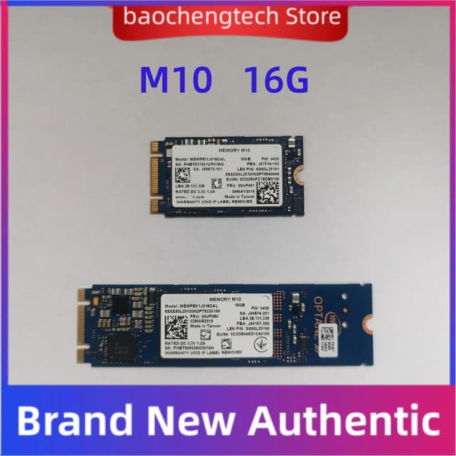 SSD M10 16G 2280 2242 ใหม่ อ่าน/เขียนเร็ว รองรับแล็ปท็อป M.2 SSD HDD โซลิดสเตทดริฟท์ สำหรับ Intel Aoteng