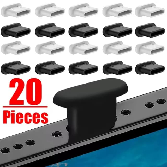 ซิลิโคนฝุ่นปลั๊กประเภท C ชาร์จพอร์ต Protector ฝาครอบสําหรับ iPhone 15 PRO MAX 15 PLUS Samsung Xiaomi Anti-DUST Plug