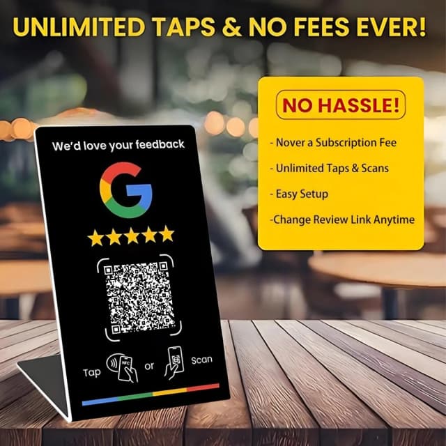 NFC215 ที่ตั้งโปรแกรมได้สําหรับการ์ดรีวิว Google ตารางสถานี NFC รหัส QR 13.56Mhz สามารถตั้งค่าการเชื่อมโยงการ์ดยืนได้อย่างอิสระ